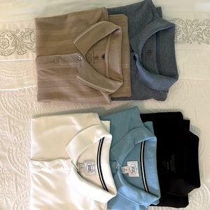 Clean well kept 5 M Polo short sleeve shirts, selling for 25$ or 8$ each